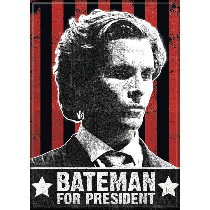 American Psycho: Bateman For President Magnet (ONLINE ORDER ONLY)