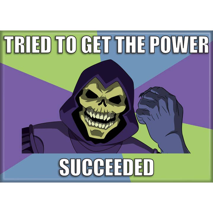 Masters of the Universe: Skeletor Succeeded Magnet (ONLINE ORDER ONLY)