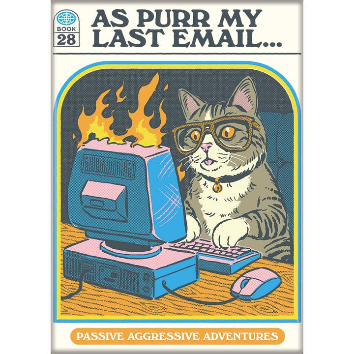 Steven Rhodes: As Purr My Last Email Magnet (ONLINE ORDER ONLY)