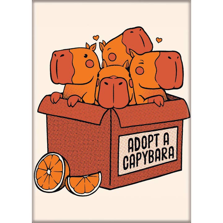 Tobe Fonseca: Adopt A Capybara Magnet (ONLINE ORDER ONLY)