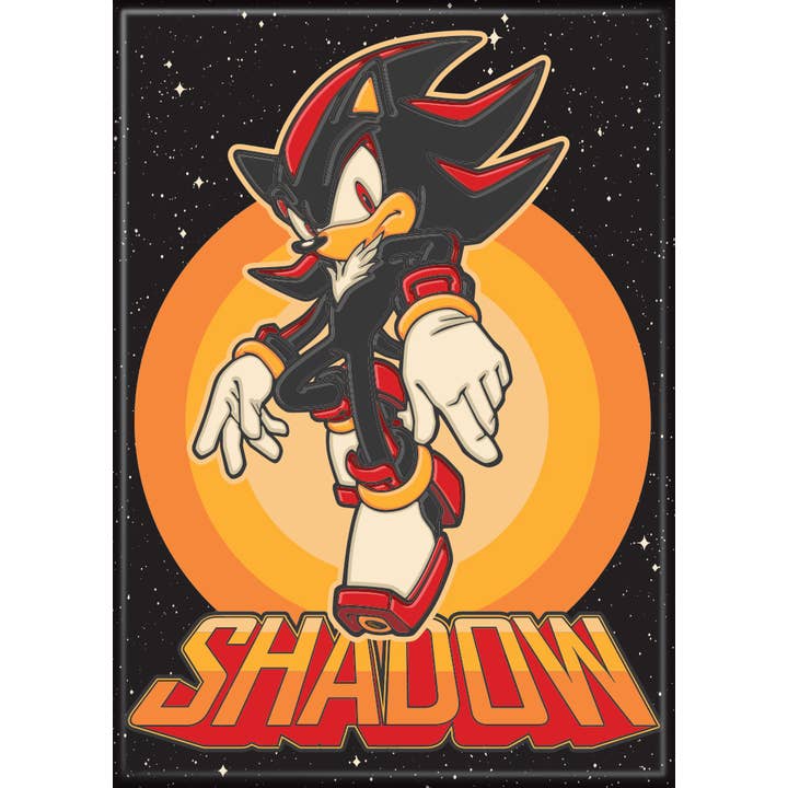 Sonic the Hedgehog: Shadow On Black Magnet (ONLINE ORDER ONLY)