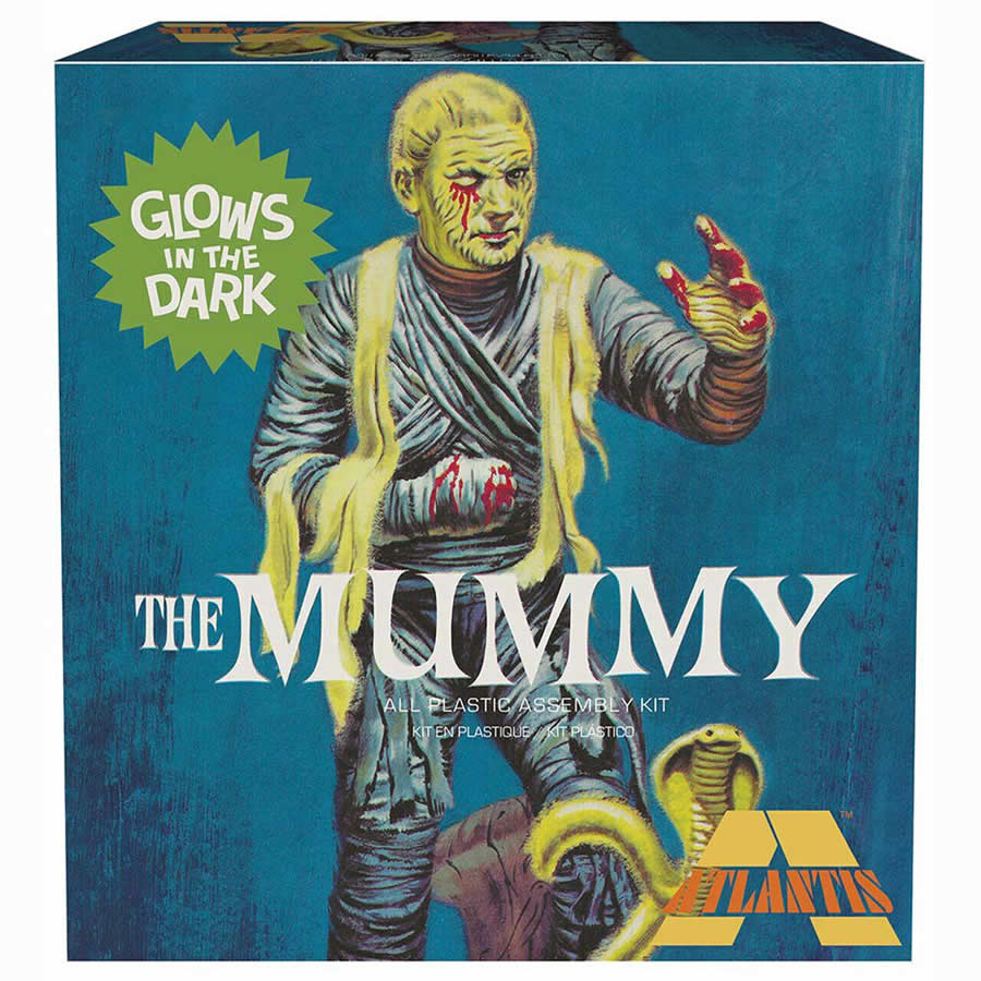 ATMA452 The Mummy Glow In The Dark 1/8 Scale Plastic Model Kit Atlantis Models (ONLINE ORDER ONLY)