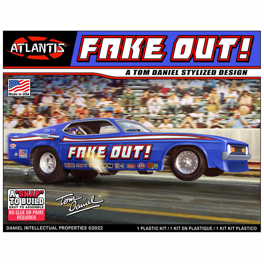 ATMM8275 Fake Out Funny Car 1/32 Scale Plastic Model Kit Atlantis Models (ONLINE ORDER ONLY)