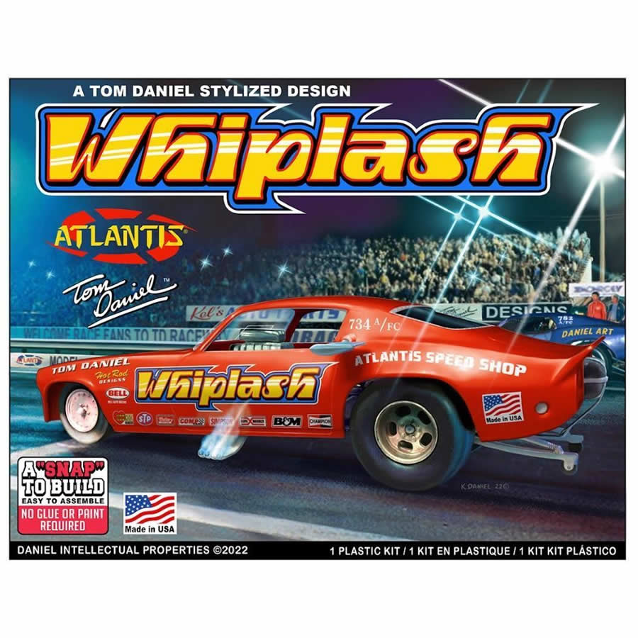 ATMM8276 Whiplash Funny Car 1/32 Scale Plastic Model Kit Atlantis Models (ONLINE ORDER ONLY)