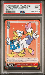 2023 WEISS SCHWARZ JAPANESE DISNEY 100 ETRNL.LV,DONALD/DAISY S104 67 PSA 9 (Online Order Only)