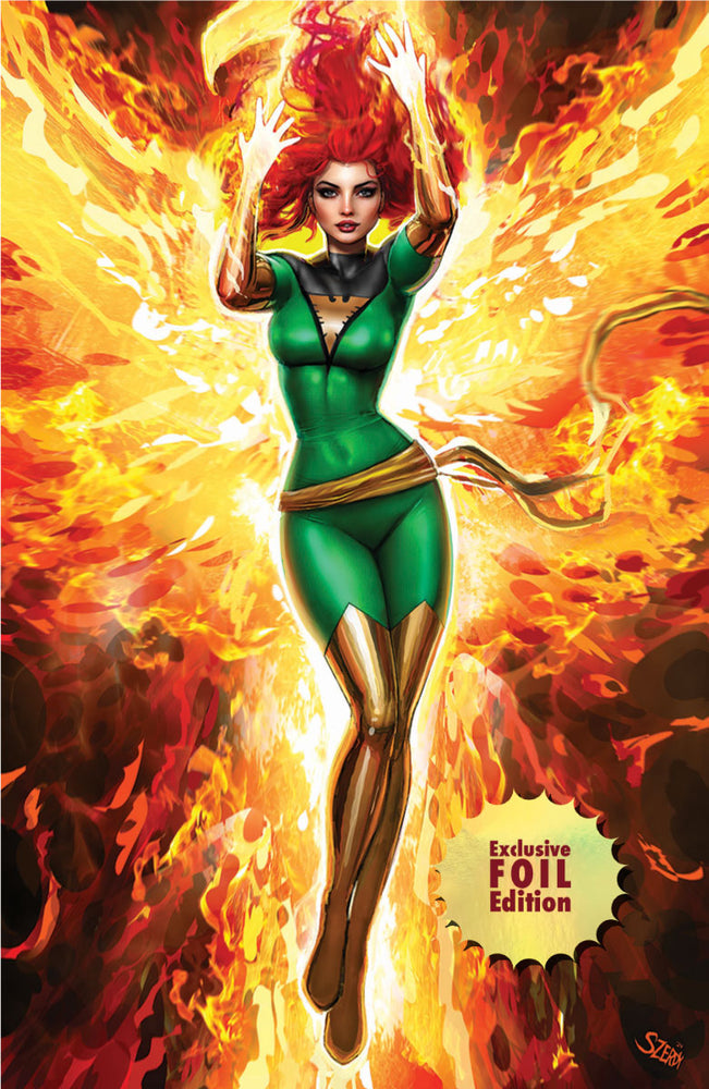 [Signed by Nathan Szerdy] [FOIL] PHOENIX #1 UNKNOWN COMICS NATHAN SZERDY VIRGIN EXCLUSIVE SDCC 2024 VAR [IN STOCK] (ONLINE ORDER ONLY)