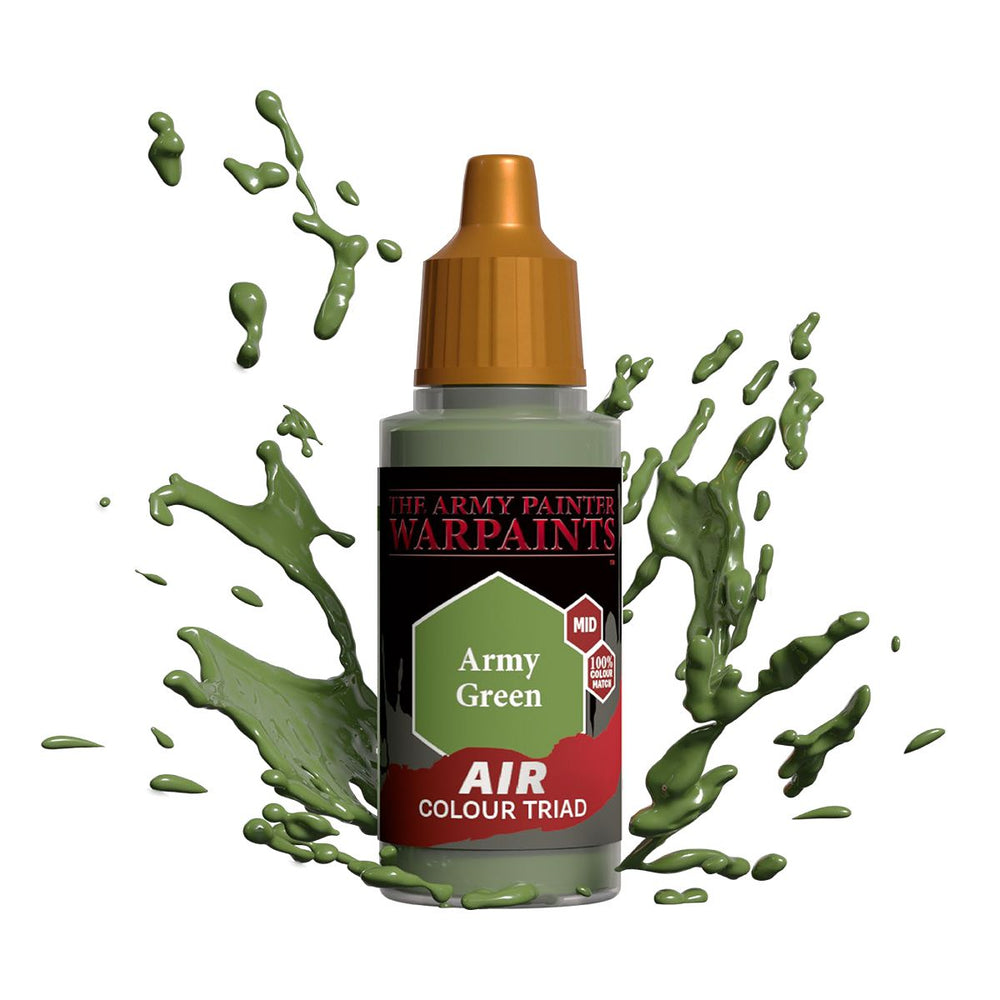 Army Painter Warpaints Air: Army Green 18ml (ONLINE ORDER ONLY)