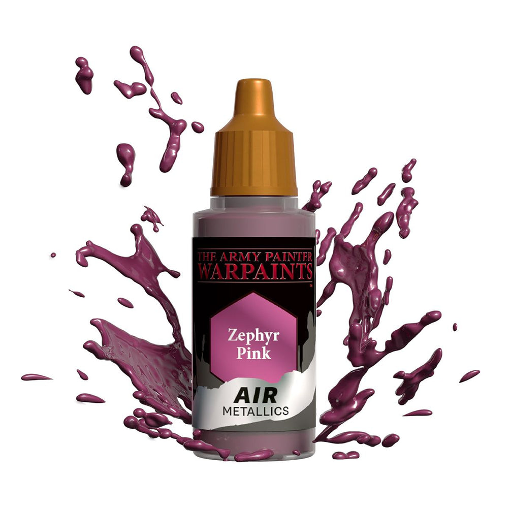 Army Painter Warpaints Air Metallics: Zephyr Pink 18ml (ONLINE ORDER ONLY)