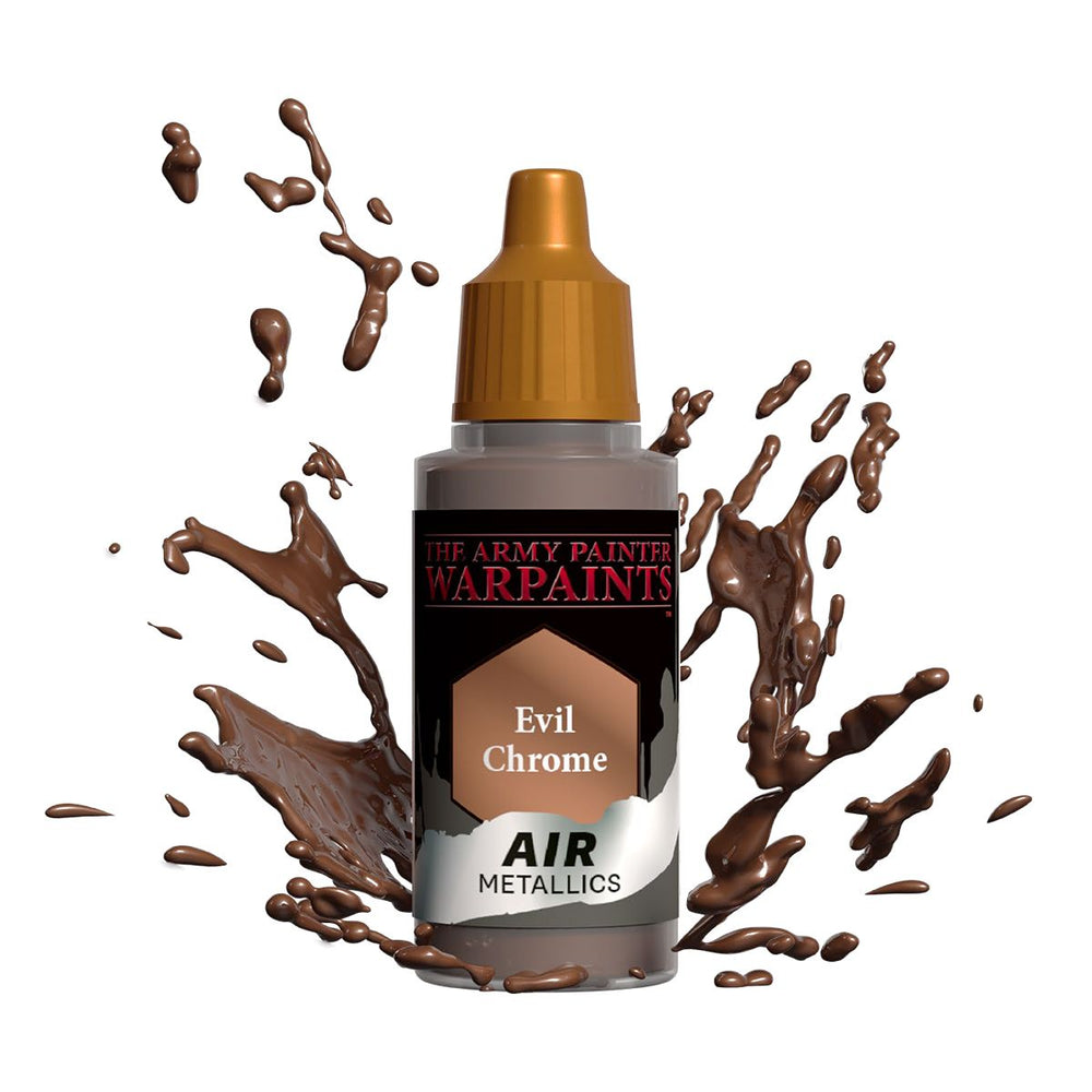 Army Painter Warpaints Air Metallics: Evil Chrome 18ml (ONLINE ORDER ONLY)