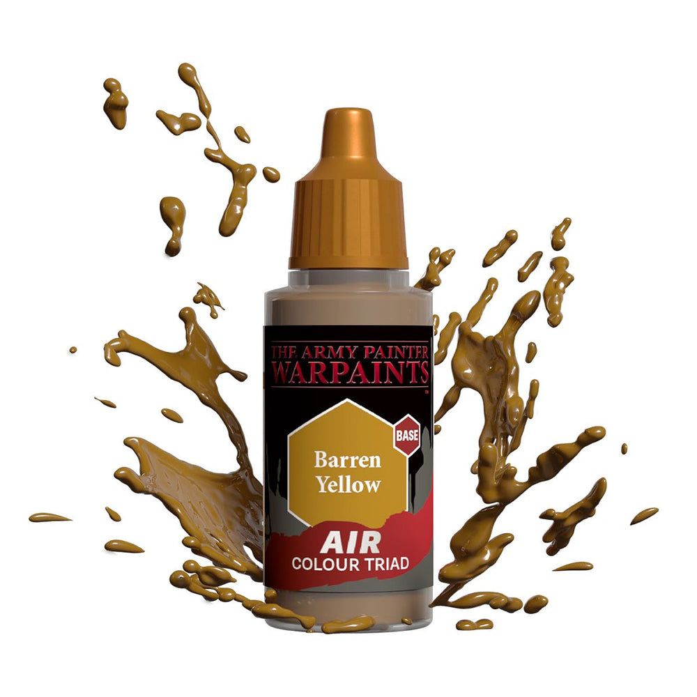Army Painter Warpaints Air: Barren Yellow 18ml (ONLINE ORDER ONLY)