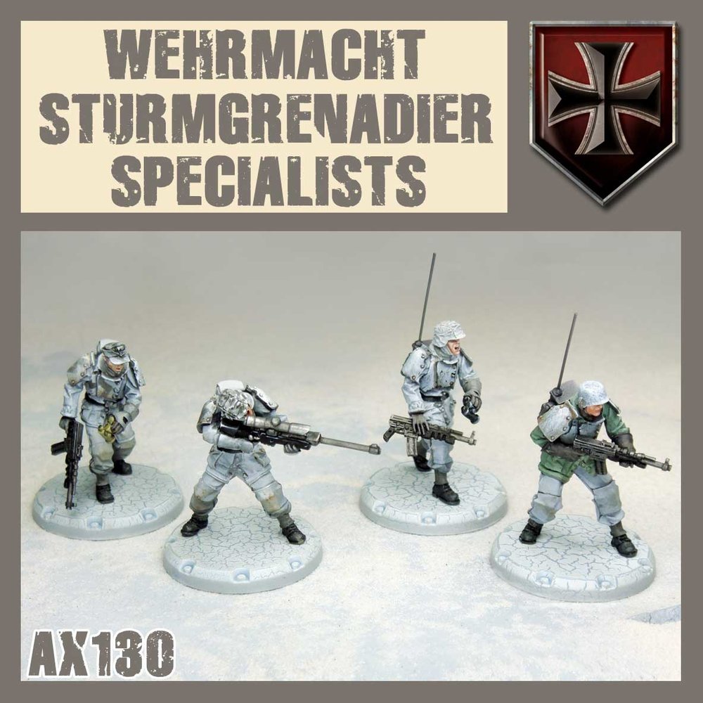 DUST 1947: Wehrmacht Sturmgrenadier Specialists (ONLINE ORDER ONLY)