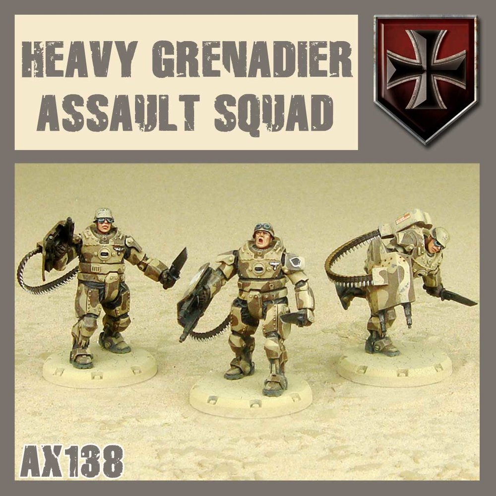 DUST 1947: Heavy Grenadier Assault Squad (ONLINE ORDER ONLY)