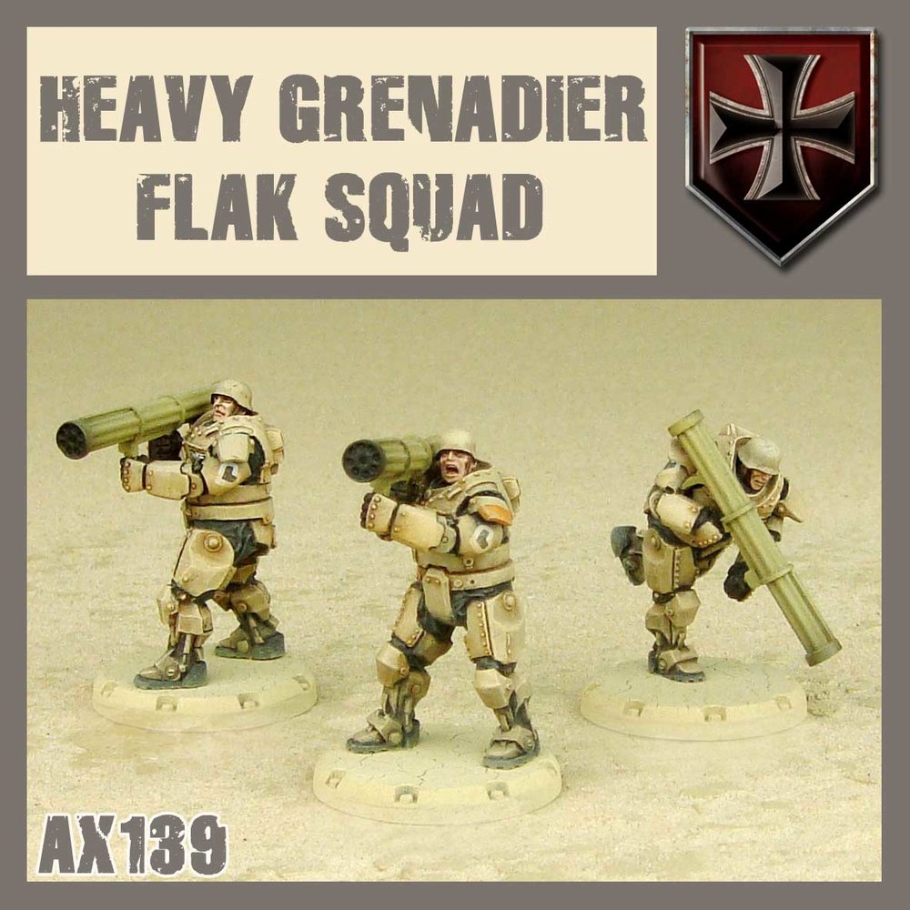 DUST 1947: Heavy Grenadier Flak Squad (ONLINE ORDER ONLY)