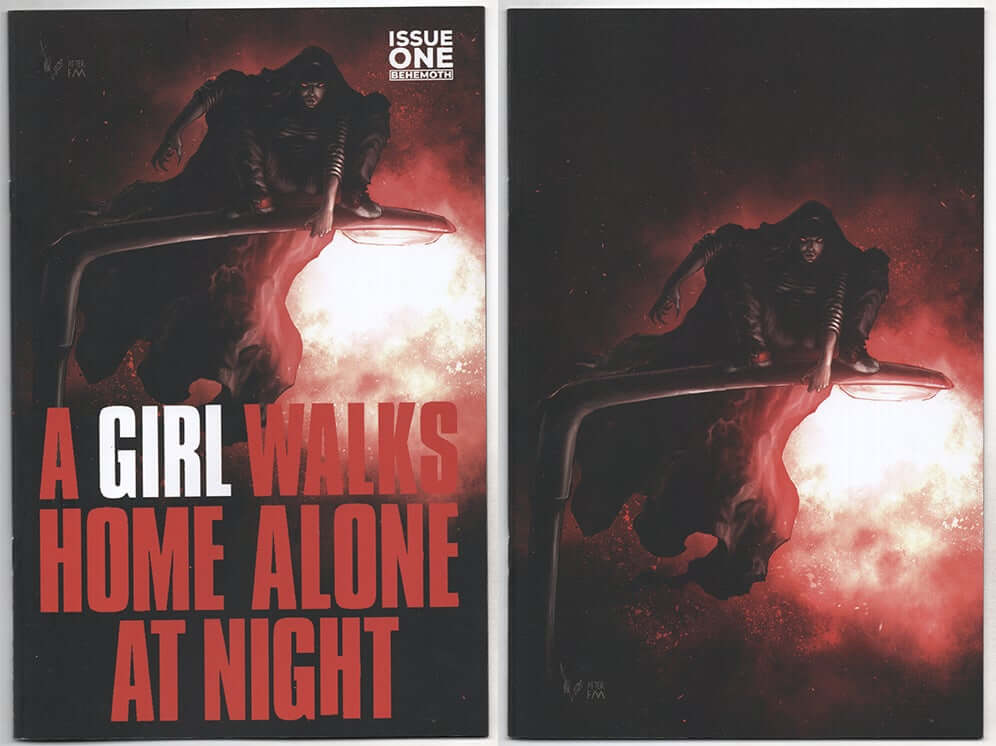 A Girl Walks Home Alone At Night #1 Alan Quah Frank Miller Homage Variant (02/17/2021) Behemoth (ONLINE ORDER ONLY)