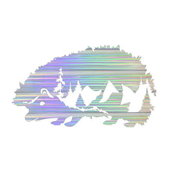 Fun Hedgehog Car Stickers Notebook Stickers Adventure Animals Natural Forest PVC Auto Spare Parts  Decorate Window Vinyl Decals (ONLINE ORDER ONLY)