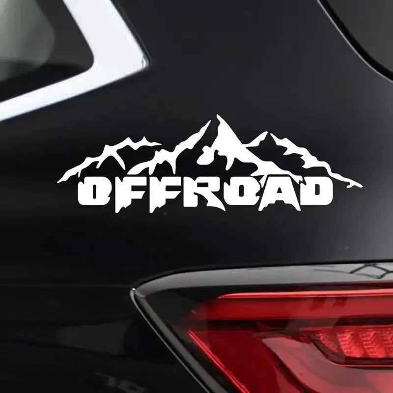 Mountain Graphic Off Road Funny Vinyl Decal Creative Camping Adventure Car Sticker (ONLINE ORDER ONLY)