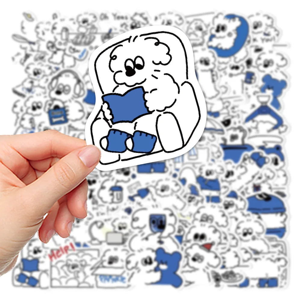 Cartoon Dog Stickers Pack - Laptop, Phone, Wall, Suitcase Decals for Kids (ONLINE ORDER ONLY)