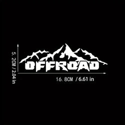 Mountain Graphic Off Road Funny Vinyl Decal Creative Camping Adventure Car Sticker (ONLINE ORDER ONLY)
