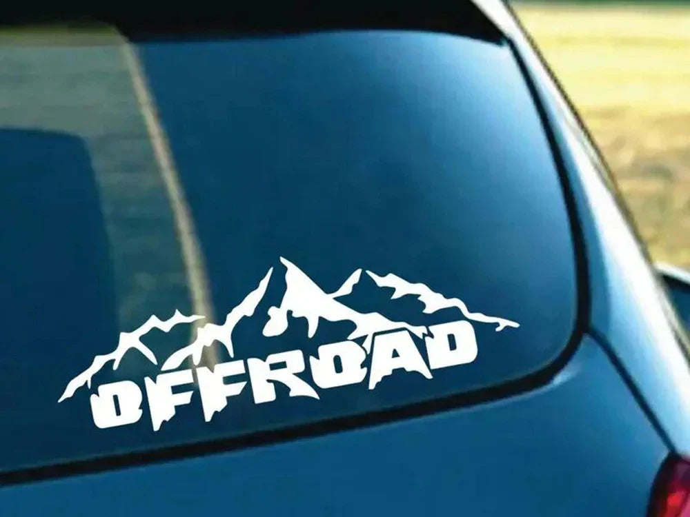 Mountain Graphic Off Road Funny Vinyl Decal Creative Camping Adventure Car Sticker (ONLINE ORDER ONLY)
