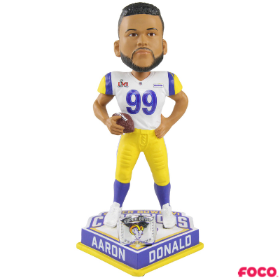 Los Angeles Rams Super Bowl LVI 56 Champions Bobbleheads (ONLINE ORDER ONLY)