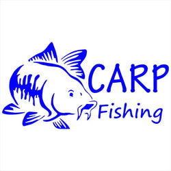 Carp Fishing Car Stickers Fun Windshield Window Bumper Decoration Waterproof Sun Protection Reflective Vinyl Decals (ONLINE ORDER ONLY)