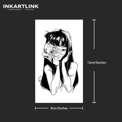 Japanese anime girls Temporary Tattoo,Lasts To 15 Days New Technology Magic Waterproof Semi Permanent Sticker. (ONLINE ORDER ONLY)