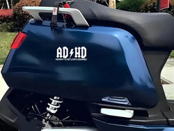 ADHD Highway To Hey Look A Squirrel Car Stickers, Vinyl Decals - For Cars, Trucks, Walls, Laptops, Windows, Motorcycles (ONLINE ORDER ONLY)