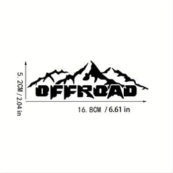 Mountain Graphic Off Road Funny Vinyl Decal Creative Camping Adventure Car Sticker (ONLINE ORDER ONLY)
