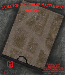 Abandoned Town | Neoprene Battle Mat with Bag | Baron of Dice (ONLINE ORDER ONLY)