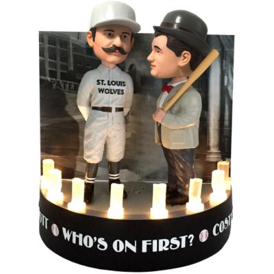 Abbott and Costello "Who's on First?" on Stage Light Up Talking Dual Bobblehead (ONLINE ORDER ONLY)