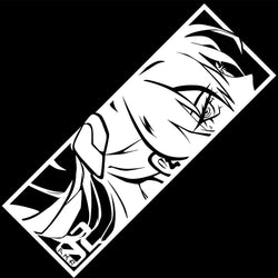 Asuka 02 Car Sticker Anime Beautiful Girl The Window Decoration Laptop Computer Stickers Auto Parts PVC Die Cutting Vinyl Decals (ONLINE ORDER ONLY)