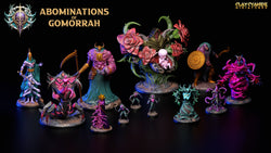 3D Printed Clay Cyanide Abominations of Gomorrah - Lord Kanor Jillrose 28mm 32mm D&D (Online Only)