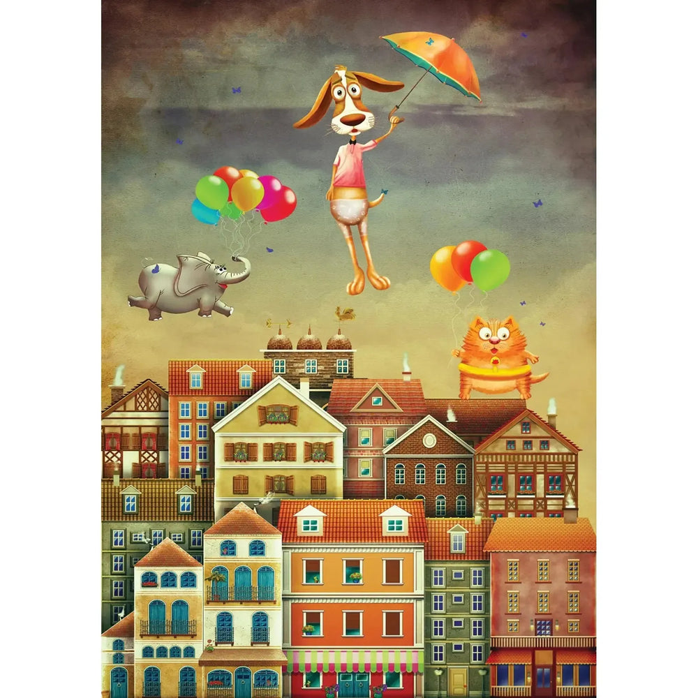 Above the City 1000 Piece Jigsaw Puzzle Enjoy (ONLINE ORDER ONLY)
