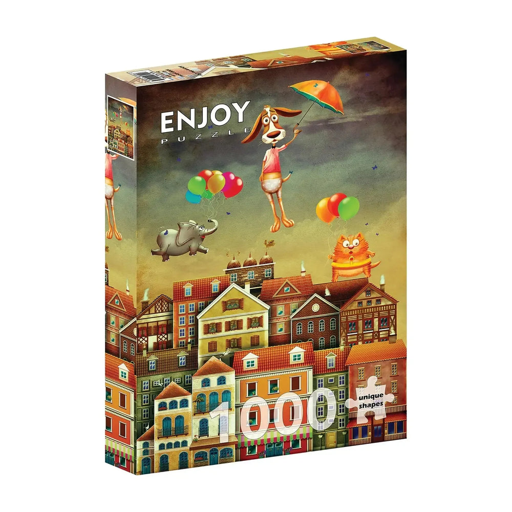 Above the City 1000 Piece Jigsaw Puzzle Enjoy (ONLINE ORDER ONLY)
