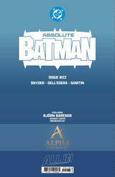 ABSOLUTE BATMAN #22 BJORN BARENDS EXCLUSIVE VAR (07/08/2026)