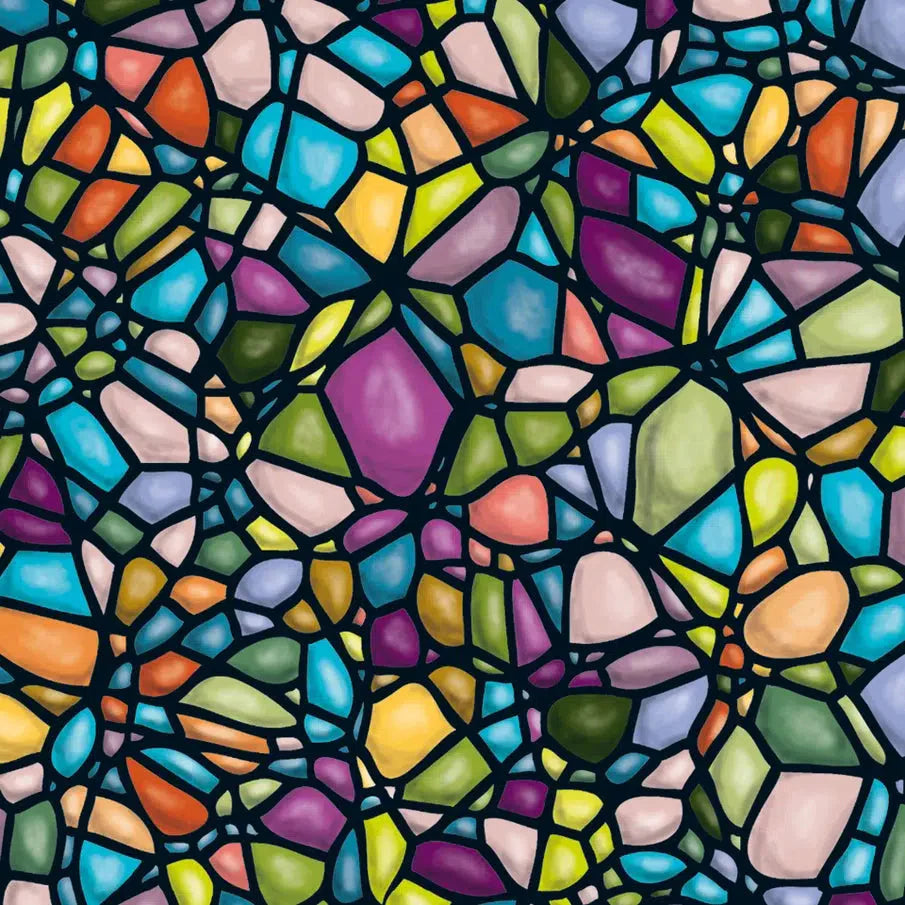 Abstract Color Mix Q 72 Piece Pocket Jigsaw Puzzle Curiosi (ONLINE ORDER ONLY)