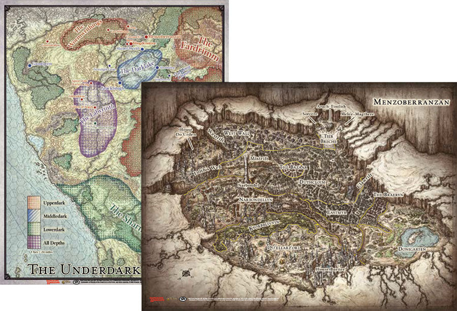 D&D: Out of the Abyss - Map Set (ONLINE ORDER ONLY)