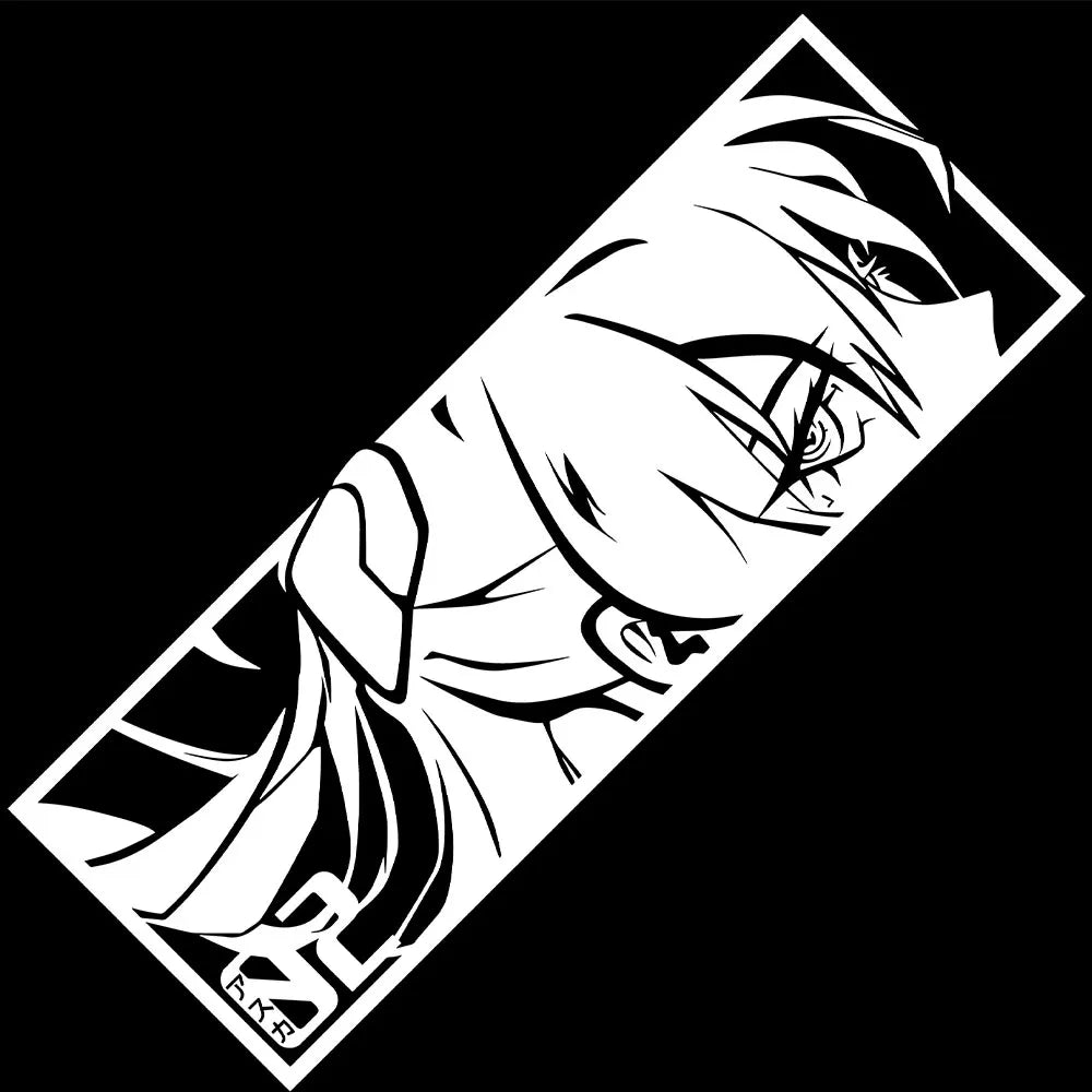 Asuka 02 Car Sticker Anime Beautiful Girl The Window Decoration Laptop Computer Stickers Auto Parts PVC Die Cutting Vinyl Decals (ONLINE ORDER ONLY)