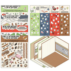 3D Sticker DIY Cabin Scene Stacking and Pasting Three-dimensional Hand Account Gift for Kid Child Baby Student Stress Relief (ONLINE ORDER ONLY)