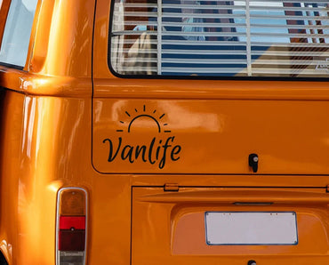 Vanlife Car Stickers For Sun Camping, Reflective Vinyl Decals For Personality Decoration, Suitable For Rv, Off-Road (ONLINE ORDER ONLY)
