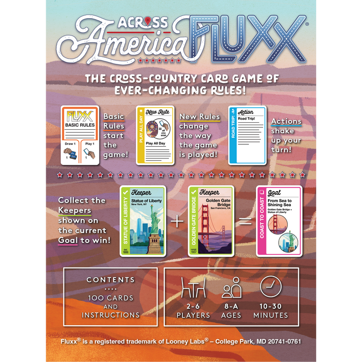 Across America Fluxx (ONLINE ORDER ONLY)