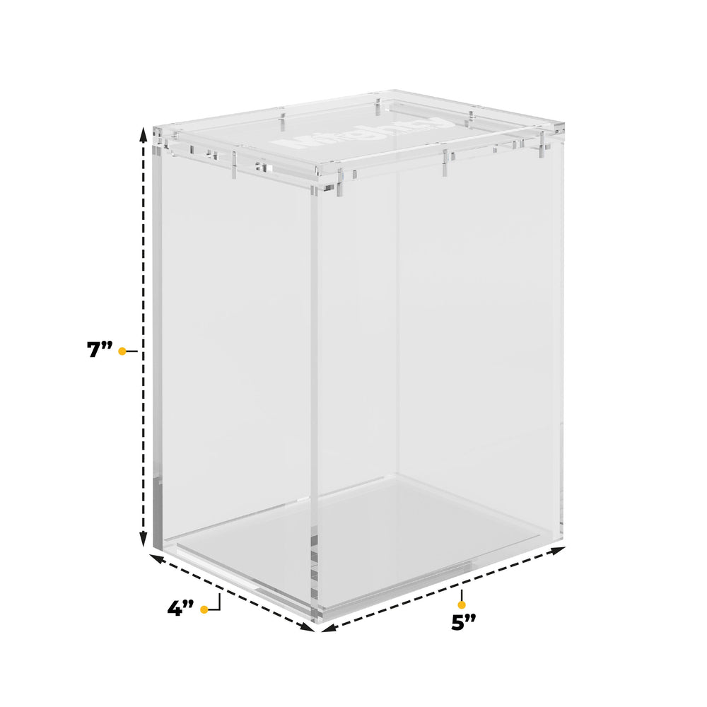 Standard Size Hard Protectors 2-Count Mighty Guards (Compatible with - 4" Funko POP! ) - Stackable with Magnetic Lid