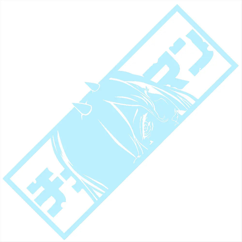 Makima | マキマ Shihai No Akuma | CH∀INS∀WM∀N Car Sticker Anime Beautiful Girl The Window Decoration Die Cutting PVC Laser Decals (ONLINE ORDER ONLY)