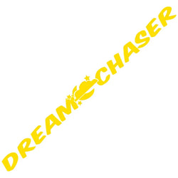 Dream Chaser Car Sticke Windshield Banner JDM Graphics Stance Auto Parts Window Decoration Die Cutting Vinyl Decals (ONLINE ORDER ONLY)