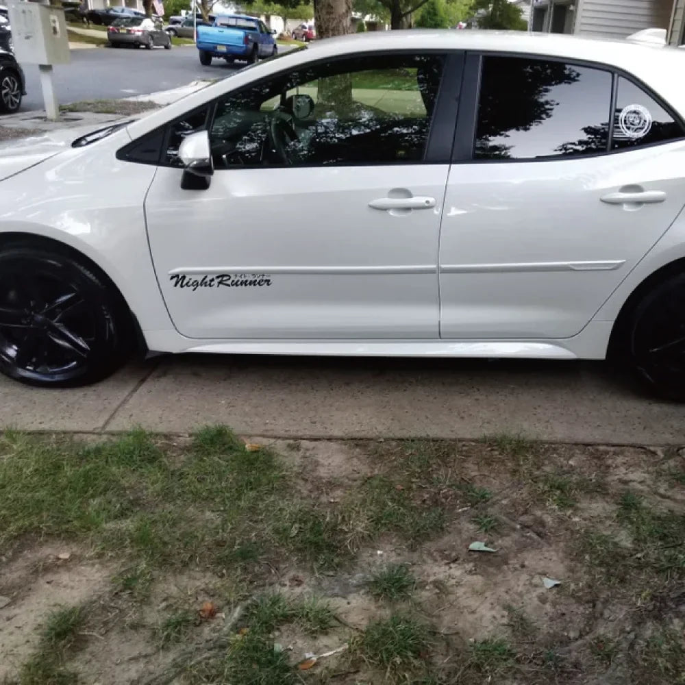 Night Runner Car Sticker Japanese Decals JDM Stand Drifts Racing Spirit Animated Body Shapes Decorated Vinyl Decals (ONLINE ORDER ONLY)