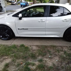 Night Runner Car Sticker Japanese Decals JDM Stand Drifts Racing Spirit Animated Body Shapes Decorated Vinyl Decals (ONLINE ORDER ONLY)
