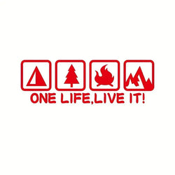 Outdoor Personalized RV Camping Car Modification Accessories Car Stickers Pull-up Car Rear Stickers Car Stickers (ONLINE ORDER ONLY)
