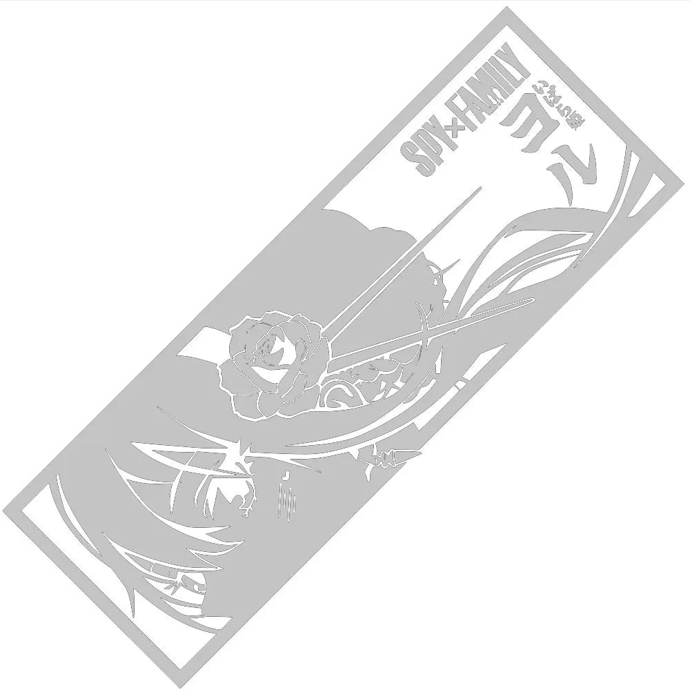 Yør Førger | Spy×Family | Princess Thorn Car Sticker Beautiful Girl The Window Decoration PVC Waterproof Stickers Vinyl Decals (ONLINE ORDER ONLY)