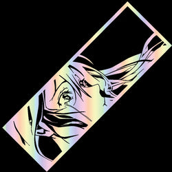 Lena | Eighty Six Car Sticker Anime Beautiful Girl Laptop Computer Stickers Personalized Window Decoration PVC Vinyl Decals (ONLINE ORDER ONLY)