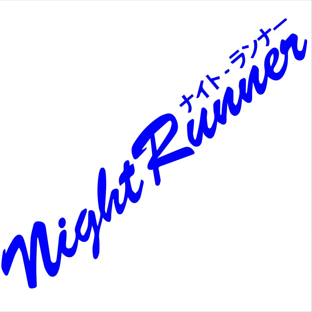 Night Runner Car Sticker Japanese Decals JDM Stand Drifts Racing Spirit Animated Body Shapes Decorated Vinyl Decals (ONLINE ORDER ONLY)